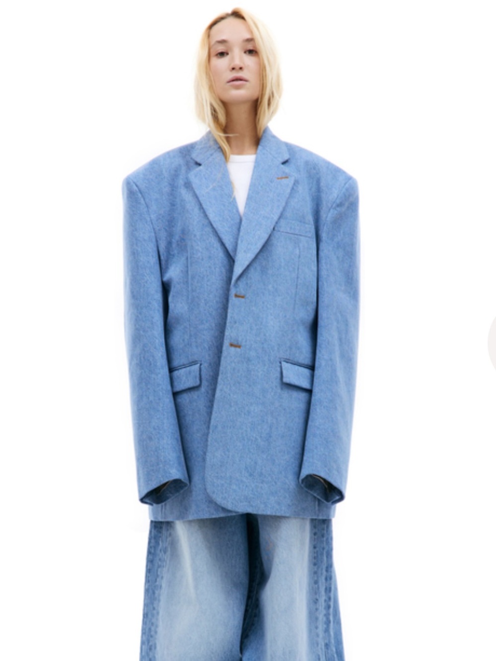 Vetements | Denim Oversized Blazer | Size L